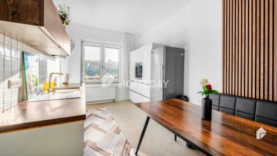 Erbpachtgrundstück! Frisch renovierte 3-Zimmer-Wohnung mit Charme & Loggia nahe Schmölderpark