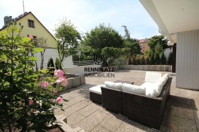 Sanierte 3-Zimmer-Wohnung mit riesiger Dachterrasse am Altstadtrand. Frei ab sofort.