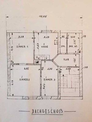 Schöne 3-Zimmer-Dachgeschosswohnung im Süden von Hamm