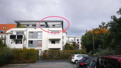 Geschmackvolle 2-Zimmer-Penthouse-Wohnung mit gehobener Ausstattung und Dachterrasse in Fürth