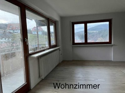 Helle 4-Zimmer-Wohnung mit zwei Balkonen in Baiersbronn