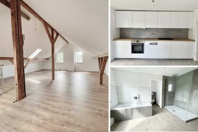 Schöne 4,5 Zimmer Maisonette-Wohnung mit Balkon, Garten & Einbauküche