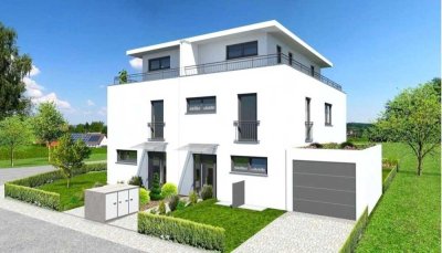 Neubauprojekt: Traumhafte Doppelhaushälfte mit Einzelgarage und Südgarten