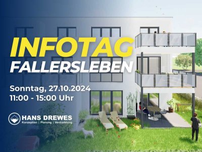 Infotag am 27.10. / 11-15 Uhr: Naturnahe ETW inkl. Privatgarten, Terrasse & Stellplatz