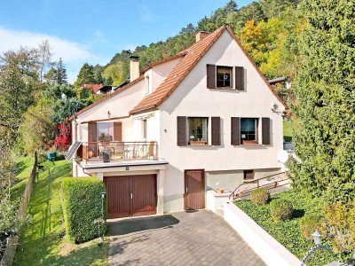 Schöne Aussichten – Einfamilienhaus mit traumhaftem Garten sowie Wartburg- und Burschenschaftsden...