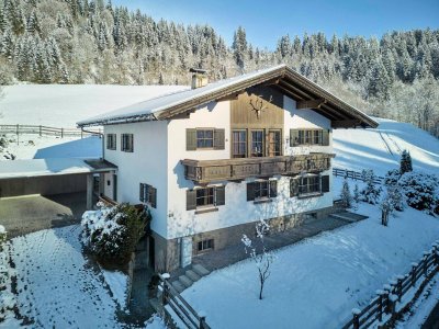 Traditionelles Landhaus in der idyllischen Unterwindau