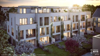 Real geteiltes 5-Zi.-RMH mit exklusiver Dachterrasse in Süd-West-Ausrichtung u.direktem TG-Zugang