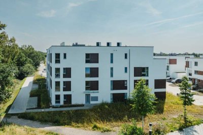 Grün und zentral am Auenpark: noch dieses Jahr Ihre neue 3-Zimmer-Wohnung mit Sonnenbalkon beziehen