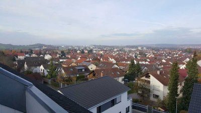 3-Zimmer DG-Wohnung mit atemberaubendem Panoramablick über Öhringen