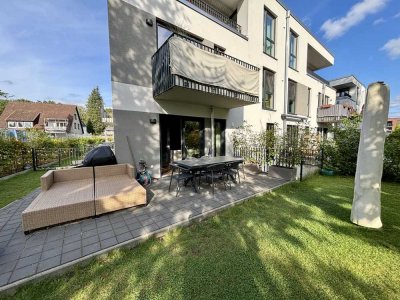 Große 3-Zimmerwohnung mit Garten und Ladesäule im grünen Sasel