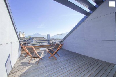 Junge, lässige Penthouse Wohnung im Zentrum von Mondsee zu mieten