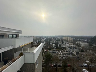 Exklusive 2 Zimmer Dachgeschosswohnung mit Bergblick und großer Dachterrasse in Taufkirchen