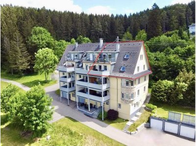 Neuwertige Maisonette-Wohnung mit herrlicher Aussicht