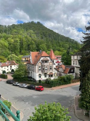 Charmante Dachgeschoss-Wohnung in Bad Harzburg!  5 Zimmer, Wintergarten, Balkon, Tiefgarage