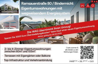 Mit Leichtigkeit durch den Alltag dank Barrierefreiheit! Sofort beziehbare großzügige 3-Zimmer-Eigentumswohnung mit Deckenkühlung, Wärmepumpe, Photovoltaik und vielem mehr!