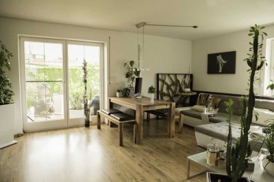 3-Zimmer EG Wohnung mit Terrasse und Garten in ruhiger Lage