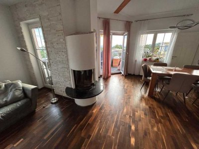 Beeindruckendes, vollausgestattetes Penthouse mit 3 Zimmern und 2 Terrasse in Denzlingen