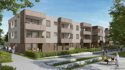 Neubau/Erstbezug 2-Zimmer-Wohnung mit Wohnberechtigungsschein