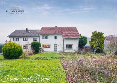 Wunderbar aufgeteiltes Familienhaus mit riesigem Gartengrundstück und Blick auf die Burg Stettenfels