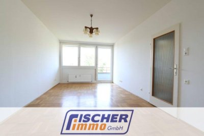 Gepflegte 3-Zimmer-Wohnung im 3. Liftstock mit westseitiger Loggia beim Doblhoffpark