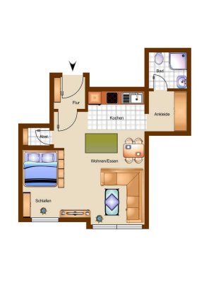 *5,6% Rendite* TOP Wohnung in toller Lage, neu möbliert mit EBK & Afa in 2025 zur EN oder KA-Anlage