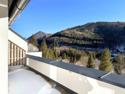 24 – TIME OUT mit FLAIR – Exklusive Dachgeschoss-Maisonette am Semmering