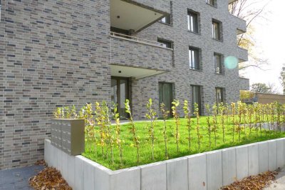 Erstbezug: Grüne 3-Zimmer-Terrassenwohnung mit Garten und Tiefgarage