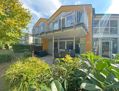 Ferienapartment - das Salzhaff im Blick