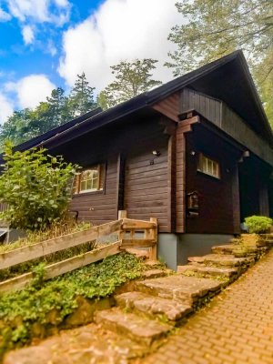 Wunderschönes Blockhaus im Wald