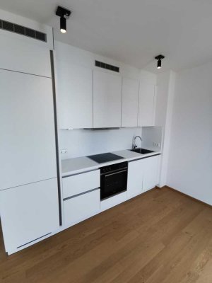 Stillvolle 3-Zimmer Wohnung in modernen Neubau mit EBK und Balkon