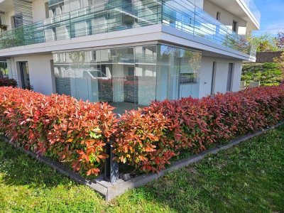 JOY AM UFER - Wohnen direkt am Wasser! Exklusive Gartenwohnung