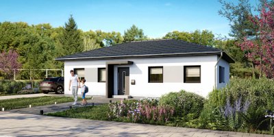 * NEUBAU: moderner Bungalow in idyllisch ruhiger Ortsrandlage von Bobingen Waldberg! *