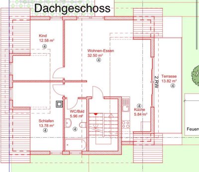 1x DG-Wohnung Neubau in 73207 Plochingen