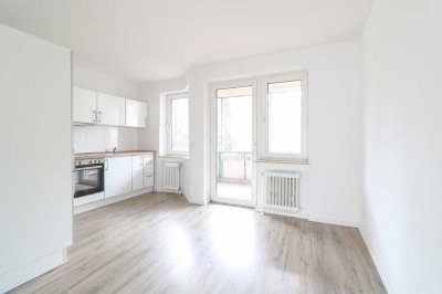 Helle und Freundliche 3-Zi-Erdgeschosswohnung mit Loggia und zwei Bädern auf 78 m²