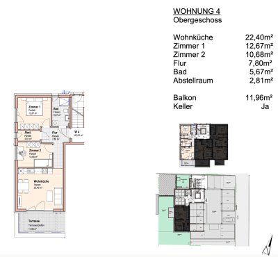 Moderne Terrassenwohnung