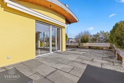 Exklusives Penthouse mit Dachterrasse, TG-Platz und Weitblick auf den Gaisberg