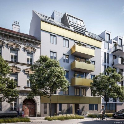 PROVISIONSFREI - Einbauküche geschenkt - 1 Zimmer - ca. 34m² WFL - U-Bahn - Gewerbliche Widmung möglich - Neubauprojekt - Fertigstellung Q4/2024