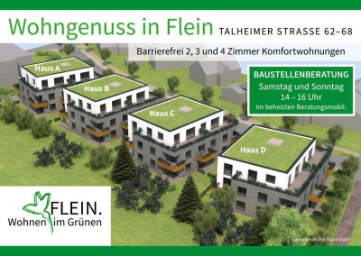 Sonnige 3 Zimmer Wohnung mit Balkon und Tageslichtbad - Komfortable Seniorenwohnung