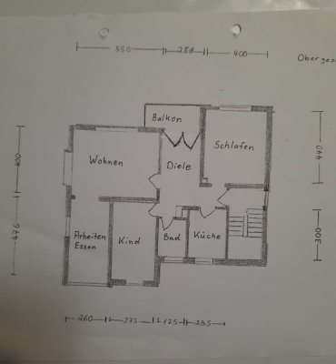 Helle zentral gelegene  3,5-Zimmer-Dachgeschoss-Wohnung mit Balkon und Garten  in Gifhorn