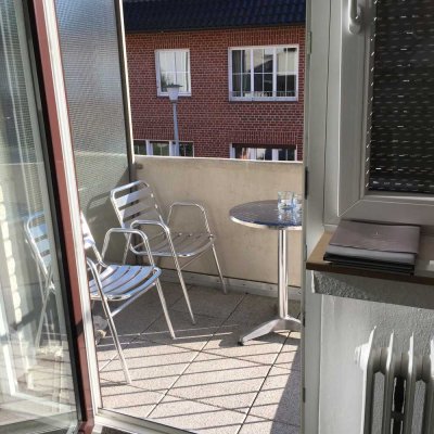 1-Zimmer-Wohnung mit Balkon und Einbauküche in Münster Kreuzviertel