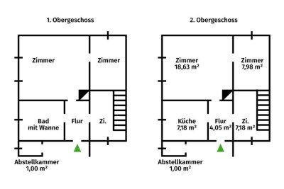 Folgebezug | ruhige Altbau-Maisonette in 2. Reihe | mit eigenem 40 m² Dachboden