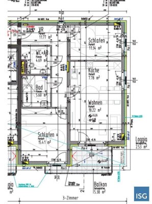 Objekt 2169: 3-Zimmerwohnung in 4912 Neuhofen im Innkreis, Allee 31, Top 9 (inkl. KFZ-Abstellplatz)