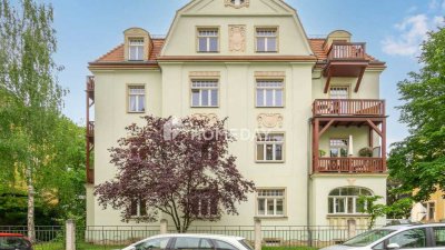 Charmante 2-Zimmer-Wohnung mit Balkon und EBK in der begehrten Lage Dresden-Striesen nahe der Elbe