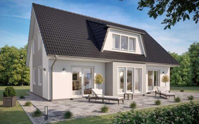 KFW 40 ScanHaus mit Einliegerwohnung + Grundstück und bis zu 300 tsd günstige Kredite sichern!