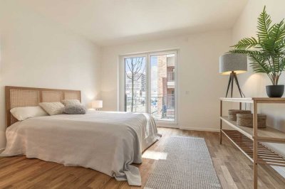 STADTKLANG Kolbenhöfe - Familienidylle mit eigenem Garten: Großzügige 4-Zimmer-Wohnung