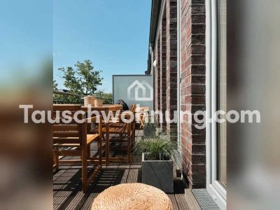 Tauschwohnung: Helle Neubauwohnung mit sehr schönem, großen Balkon