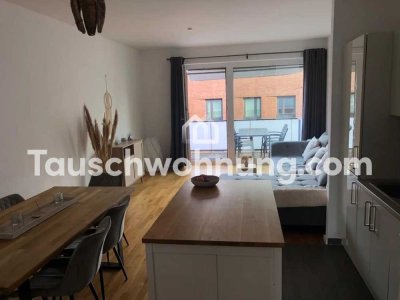 Tauschwohnung: Neubau, 5 Stock, Südbalkon - wollen uns verkleinern