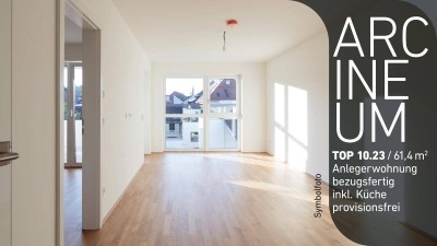 ARCINEUM ANLEGERWOHNUNG*** sofortige Mieteinnahmen ***Wohnung inkl. Küche und Balkon