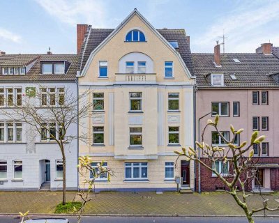 Vermietete 3-Zimmer-Erdgeschosswohnung in stilvollem Altbau