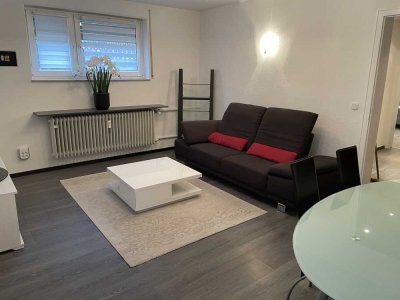 Stilvolle, sanierte 2-Zimmer-Wohnung Teilmöbliert Nähe BF Leinfelden